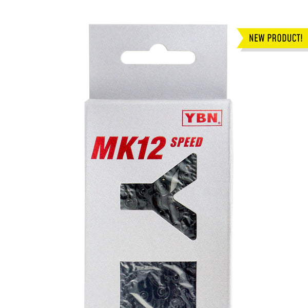 YBN MK120 Black Flat Top Road Chain