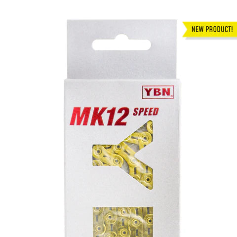 YBN MK120 Gold Flat Top Road Chain
