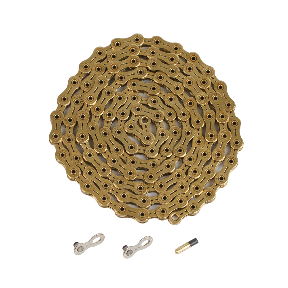 YBN 11 Speed Ti Nitride Gold Chain SLA110 222g In a Spin Cycles