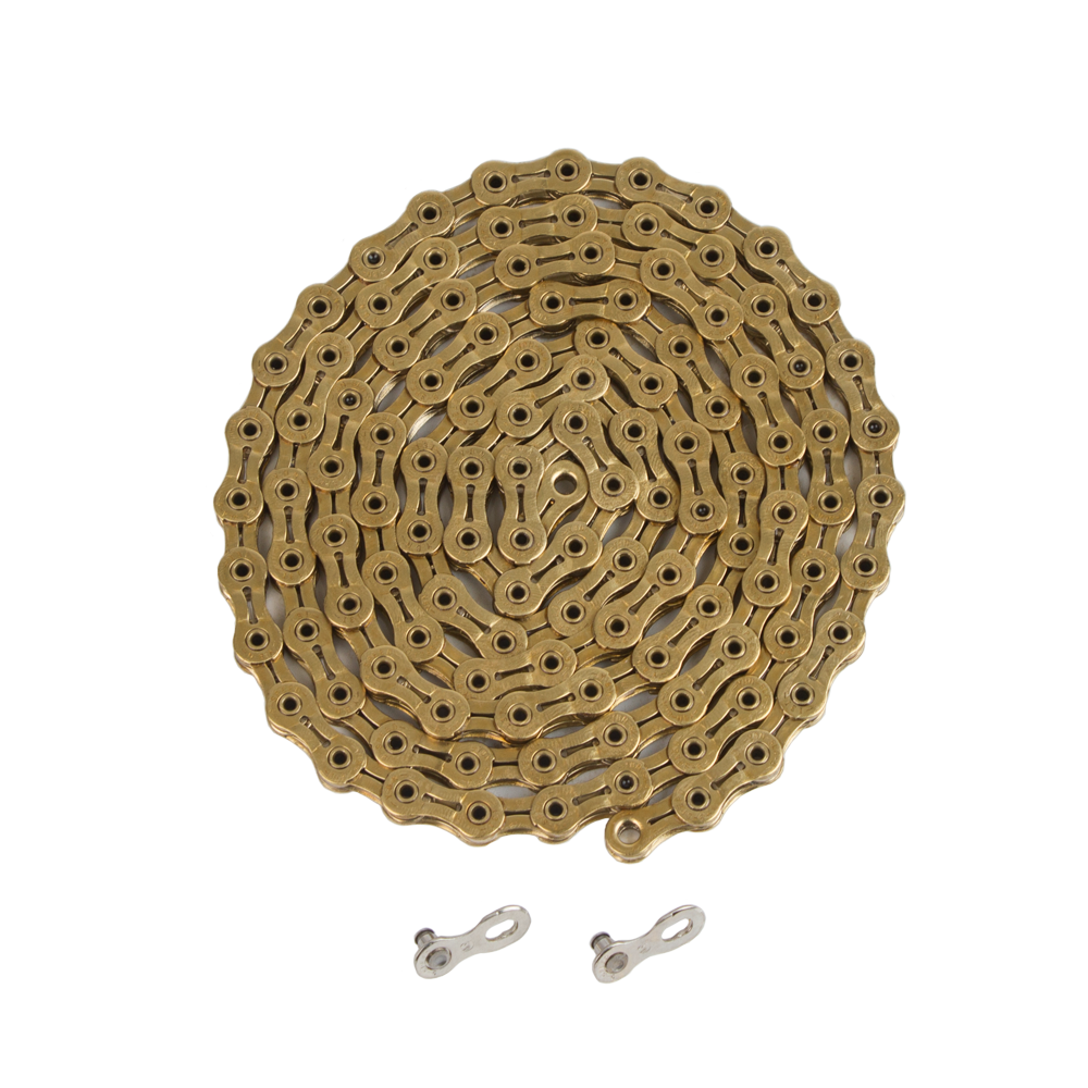 YBN 9sp Ti Nitride Gold Chain SLA901 In a Spin Cycles