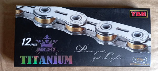 YBN MK212 Titanium Flat Top Road Chain