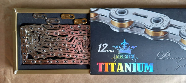 YBN MK212 Titanium Flat Top Road Chain