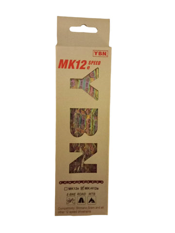 YBN MK-H12e Rainbow Flat Top Chain 136 Links