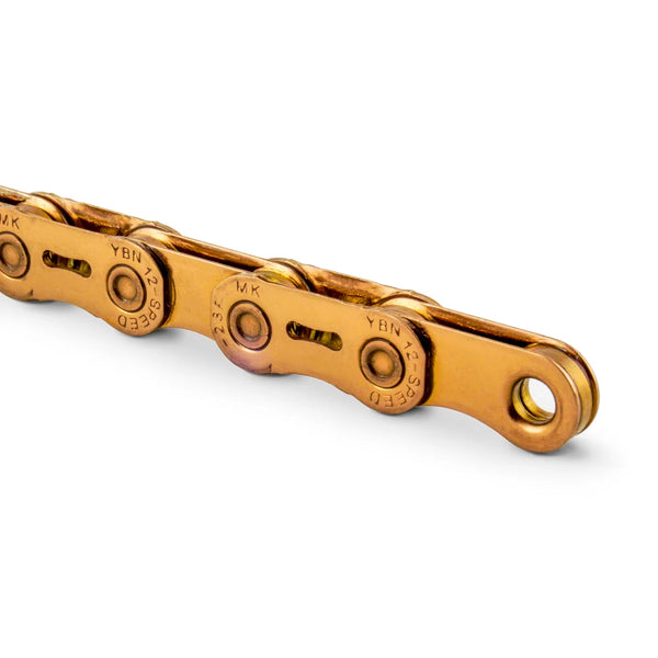 YBN MK-H12e Rose Gold Flat Top Chain 126 Links (MTB, E-Bike, Road)