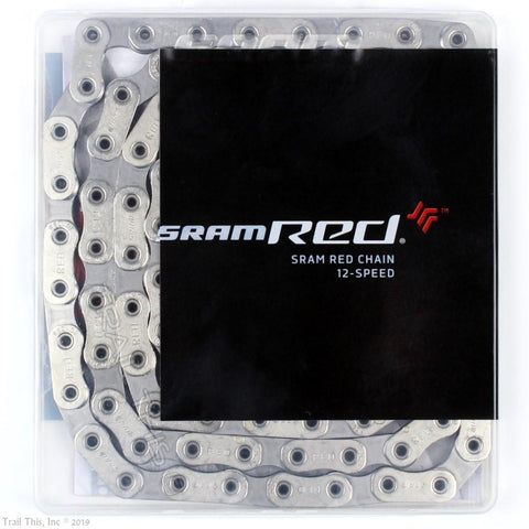 SRAM Red D1 12 Speed Chain Flat top with Powerlock 114L Silver