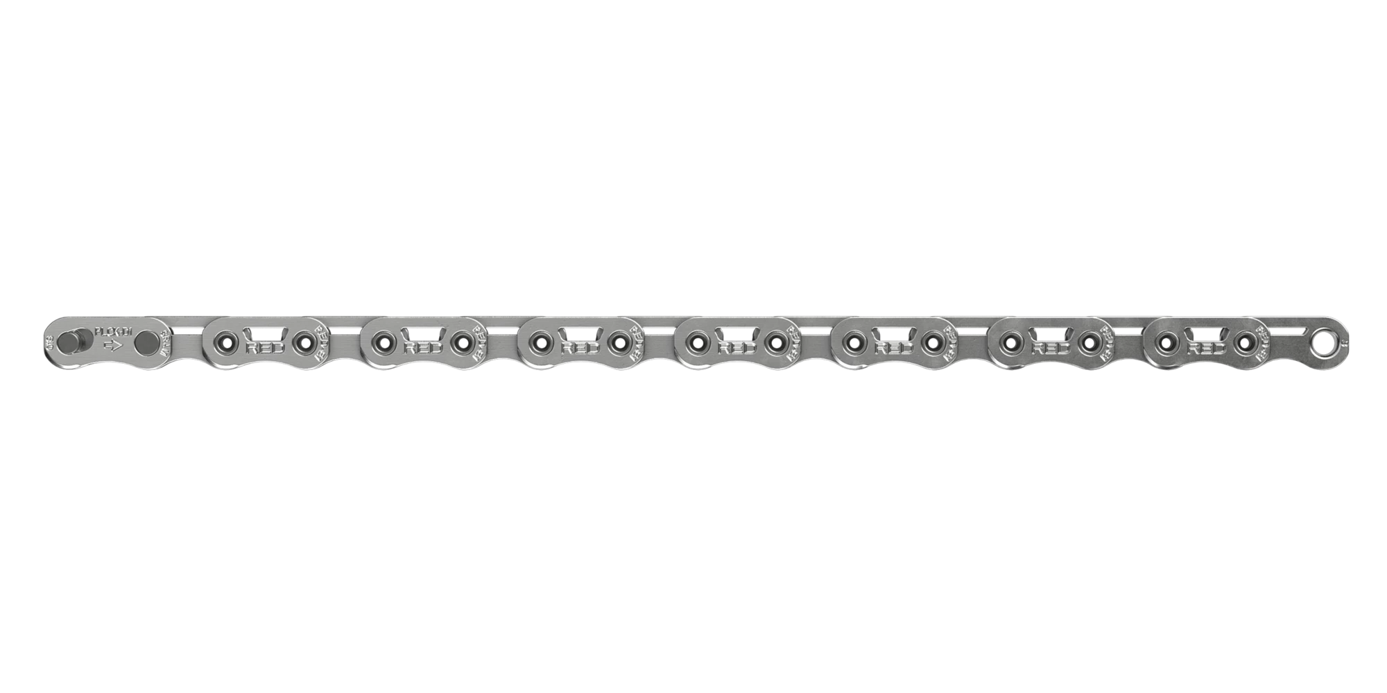 SRAM Red E1 12/13 Speed Chain Flat top with Powerlock 126L Silver
