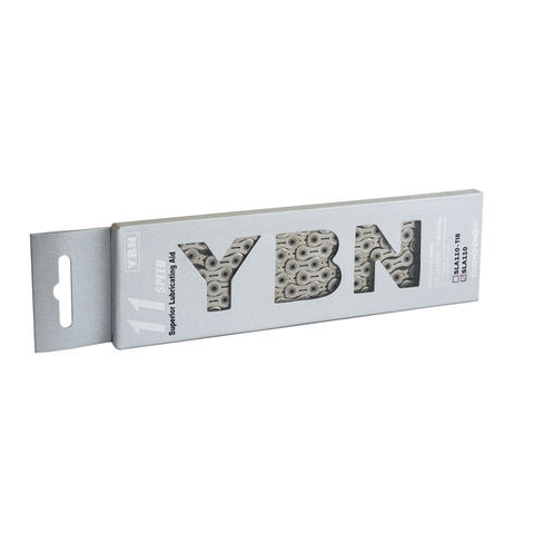 YBN 11 Speed Silver Chain SLA110 (222g)